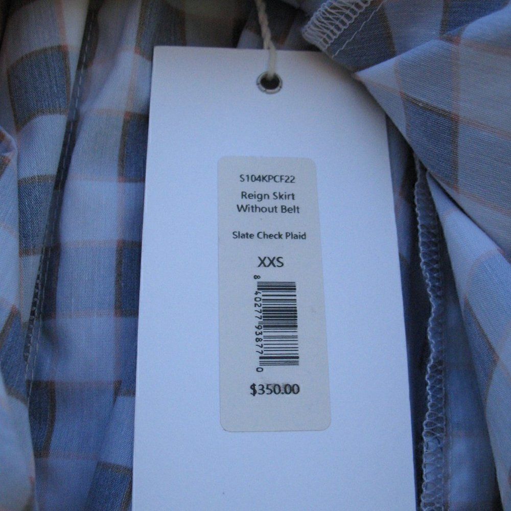 NWT Caroline Constas Reign Skirt Check - Picture 8 of 9
